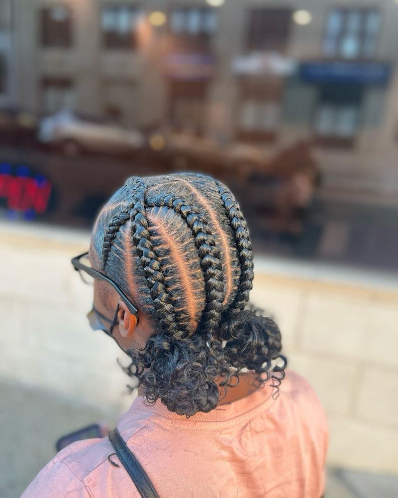 Adult Criss Cross Boho Buns
