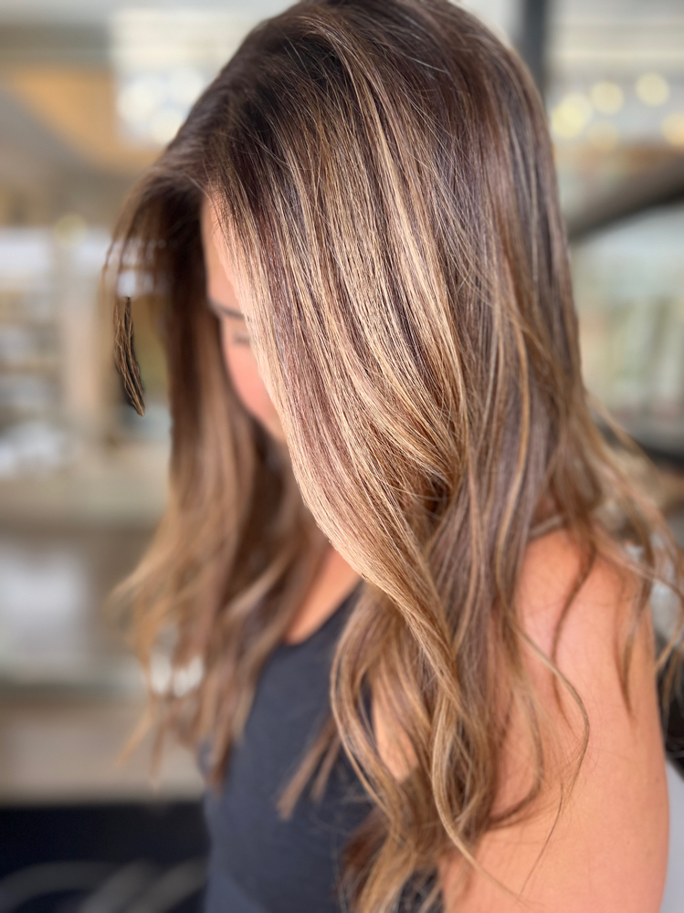 Half balayage