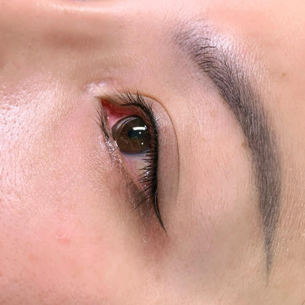 Upper Eyeliner Tattoo at ProNails Lashes & Brows Studio in Woodburn, OR