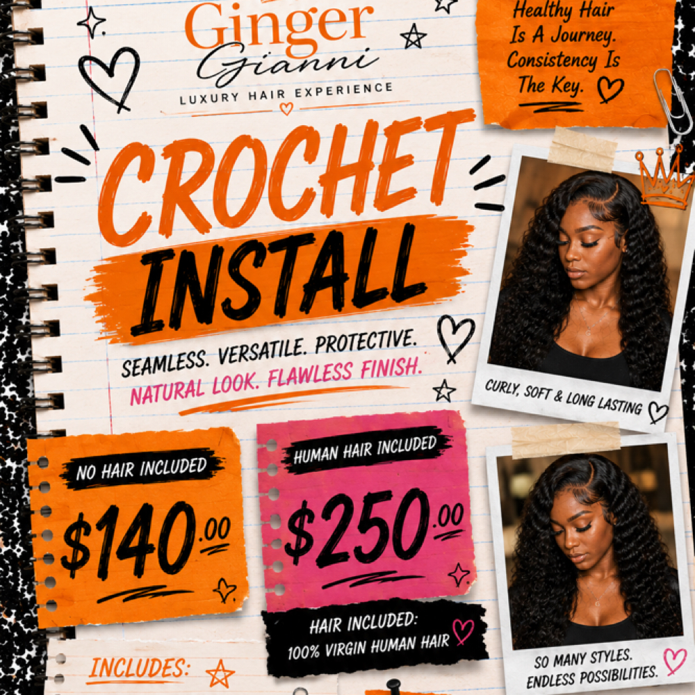 Luxury Crochet Install ✨ at Fairy land studio in San Antonio, TX