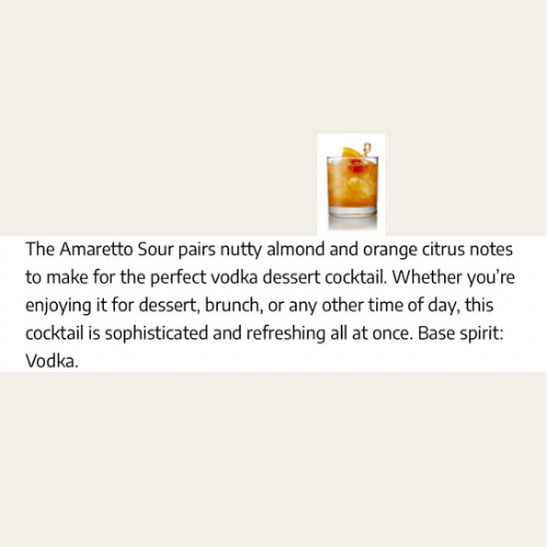 AMARETTO SOUR