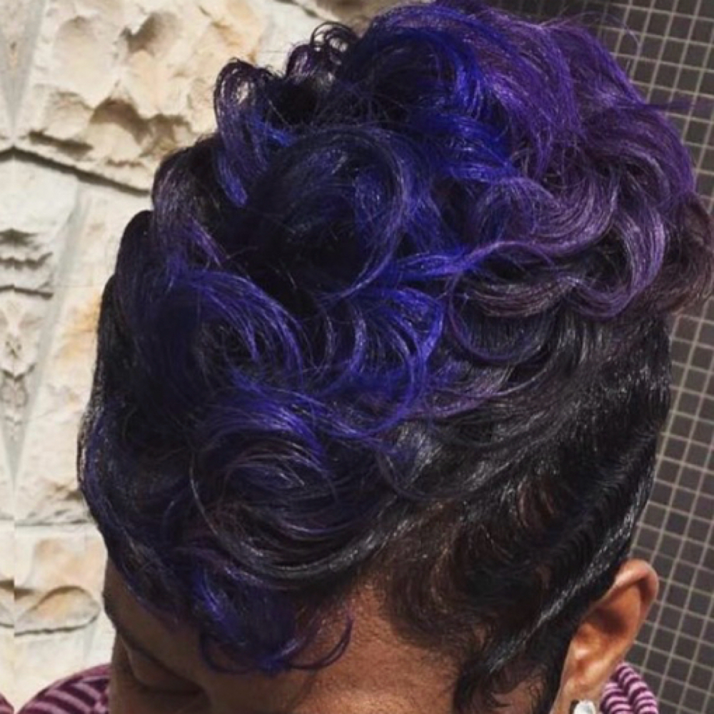 Relaxer, Shampoo And Style at Shear Pink Hair Studios in Chattanooga, TN