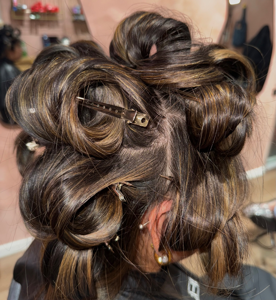 Blowout at Strand of Sol Studio in Pasadena, CA