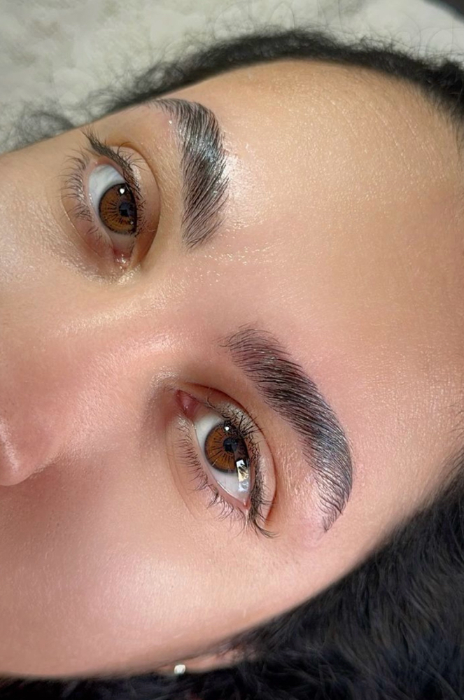 Eyebrow Lamination + Tint Or Stain