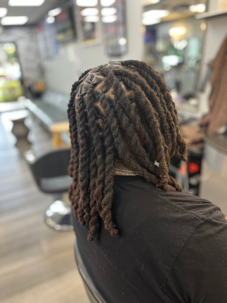 Dreadlocs (Wash&Two Strands)