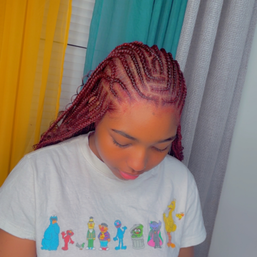 Fulani Braids at FAITHFULLY LOC’D in Chesapeake, VA