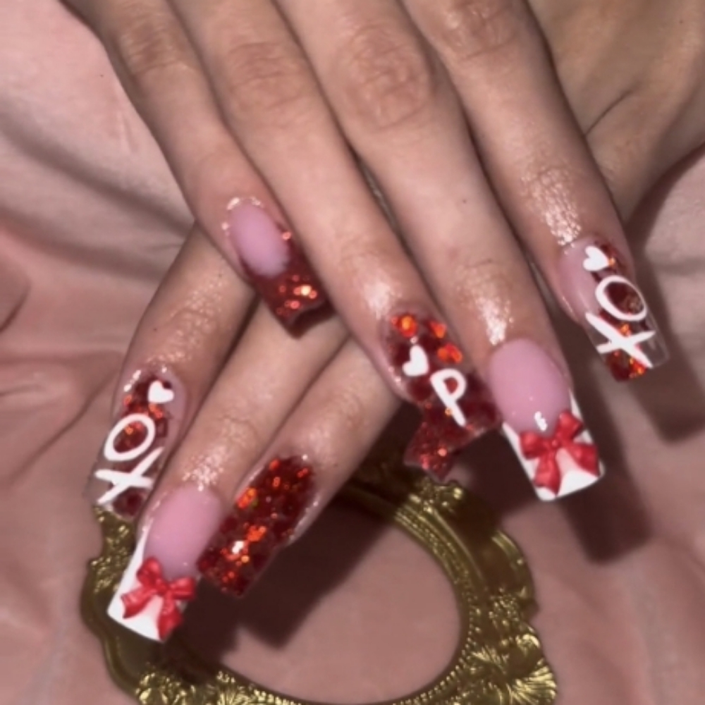 Long acrylic Fill at ASL NAILS BY ARLENE in Terre Haute, IN
