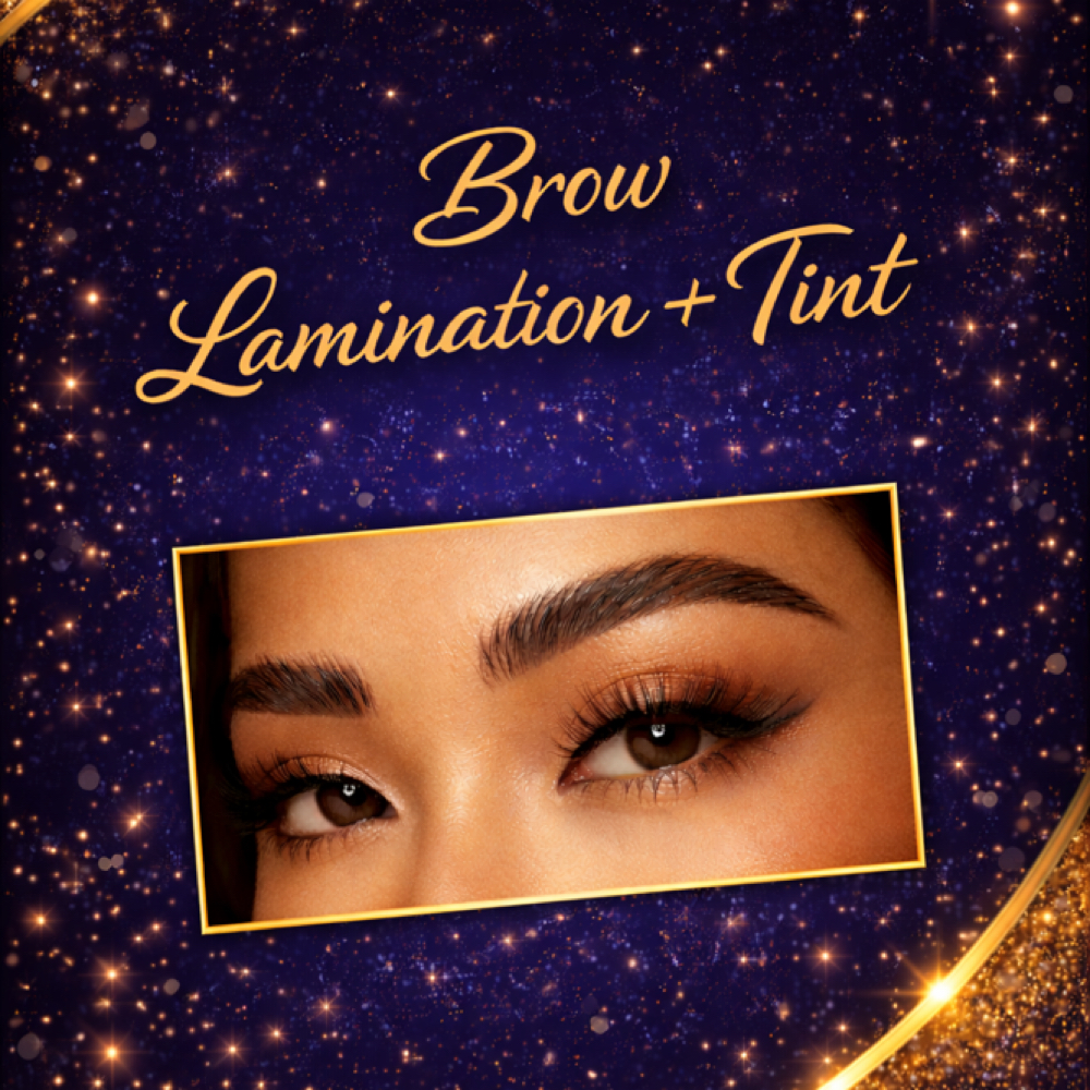 Brow Lamination + Tint