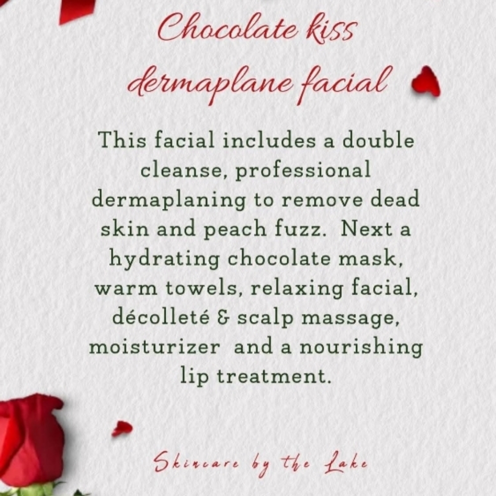 Chocolate Kiss Dermaplane Facial 💆 at N Spa Nails in Denver, NC