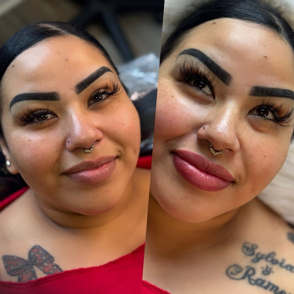Semi Permanent Lip Blush + Touchup at KB&B in Gilroy, CA