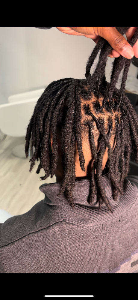 Loc Retwist (half head)