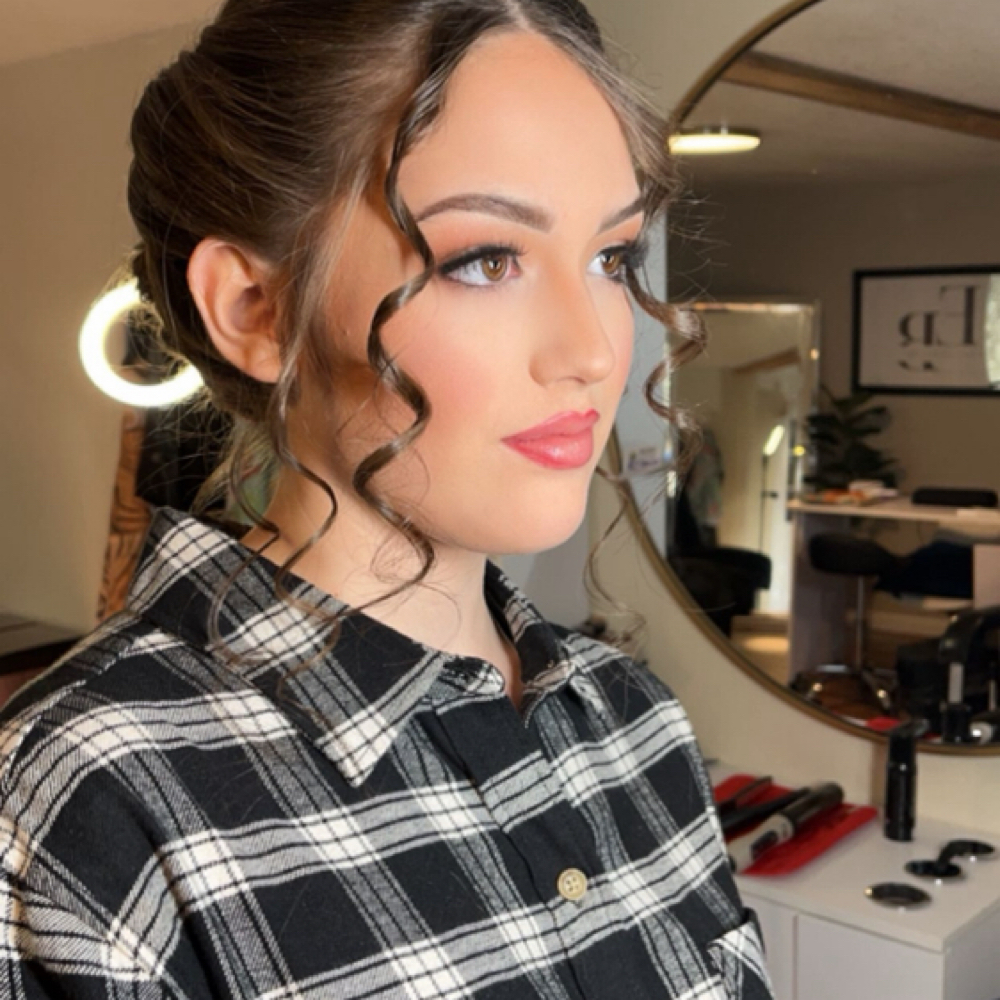 Natural Glam & formal Hair style at Enhance Beauty by Rebecca in Jonesboro, AR