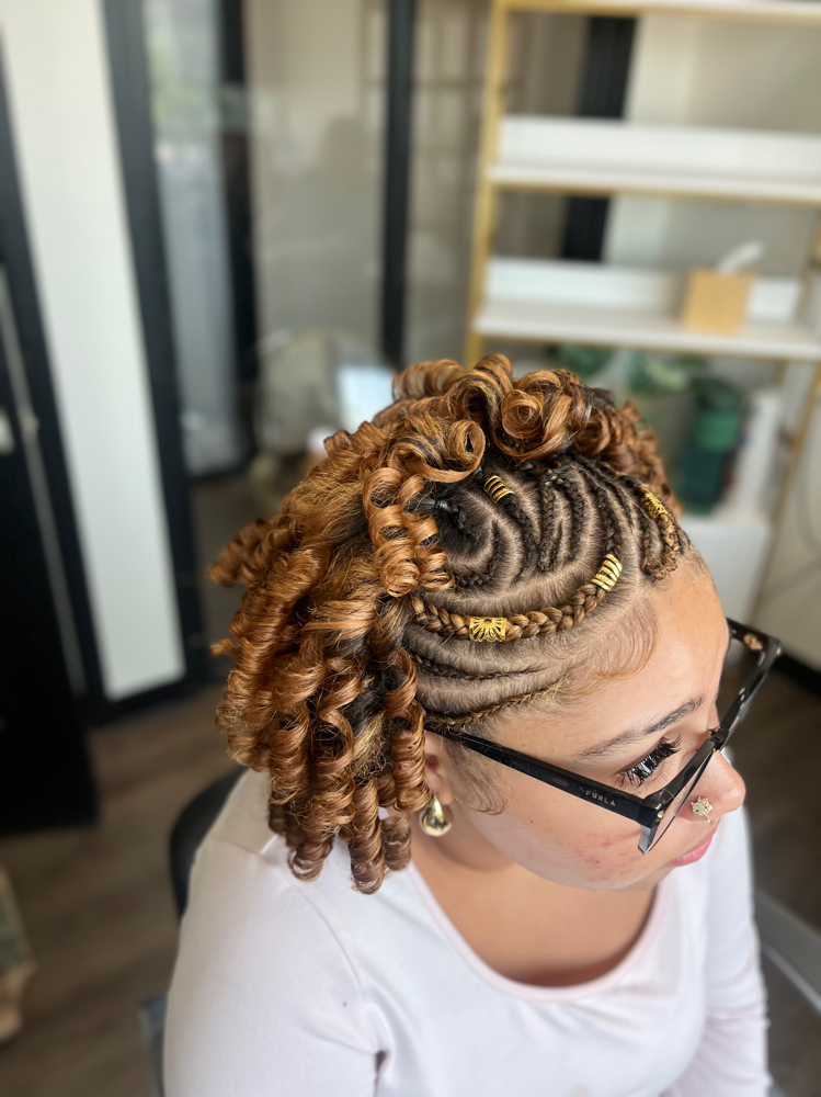 Braid & Curl at Simplicity Beauty in Fort Worth, TX