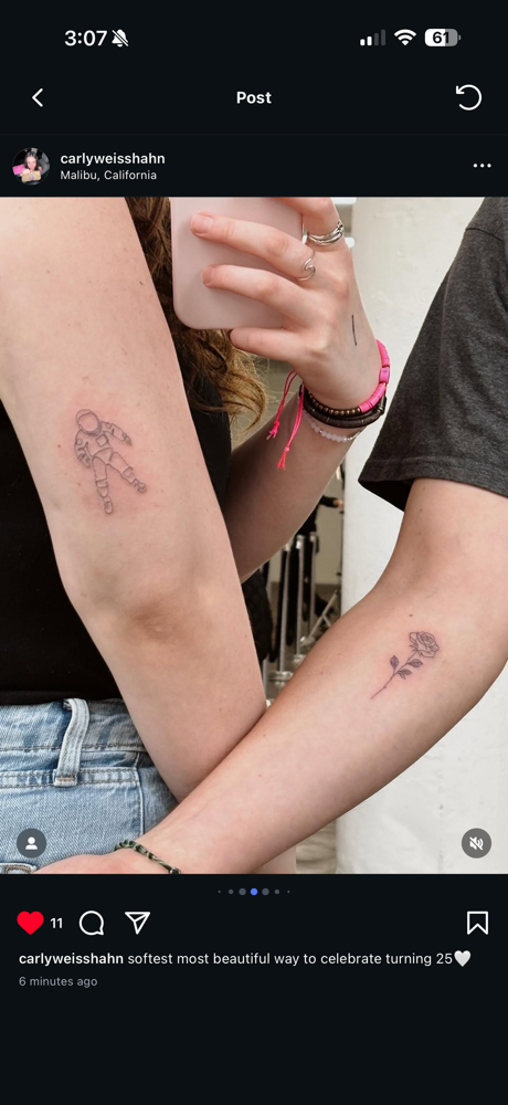 Small Tattoo at Emotionally Tatted in Phoenix, AZ