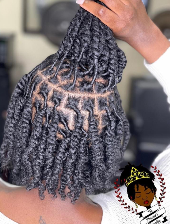 Two Strand starter Locs(4-8 inches)
