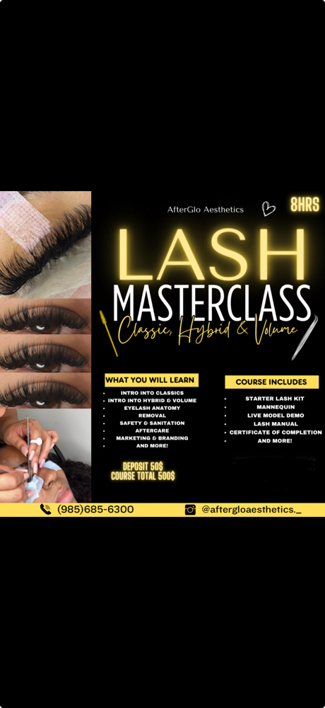 1:1 Lash Course
