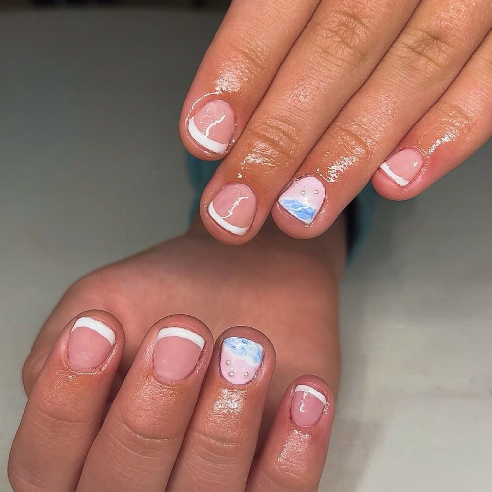 Regular gel manicure at nailsbymacy in Boca Raton, FL