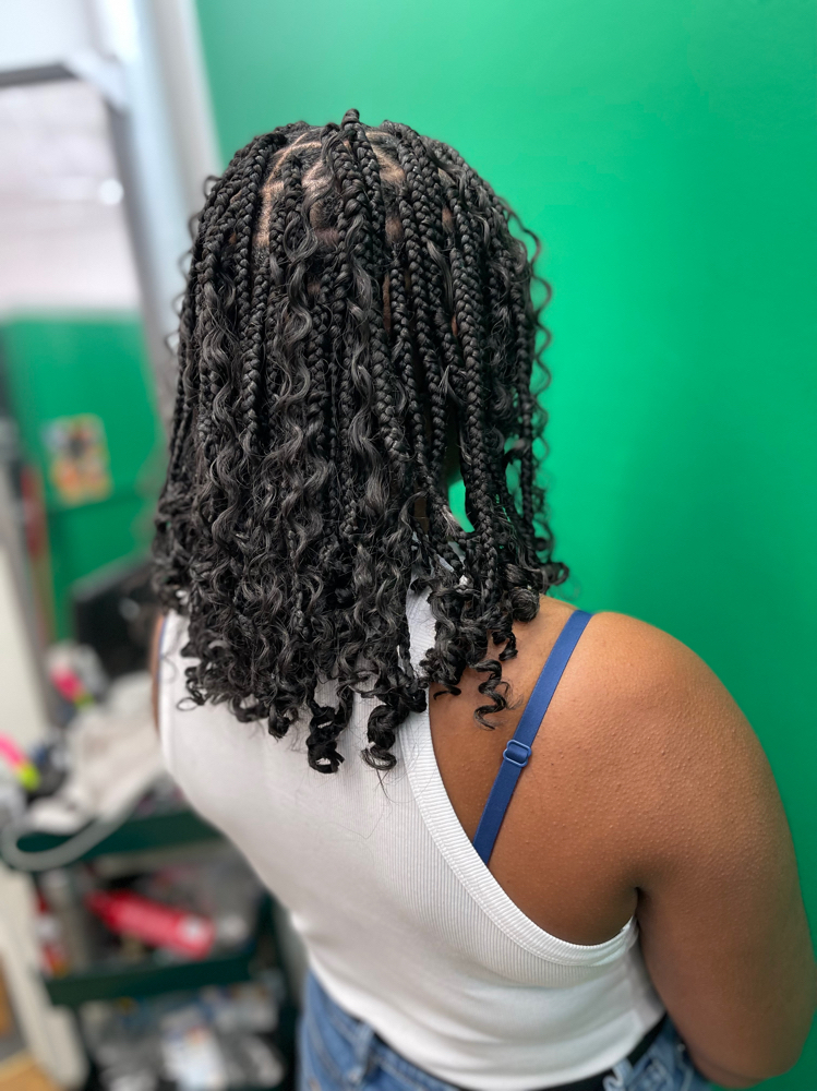 Bohemian Bob Knotless Braids