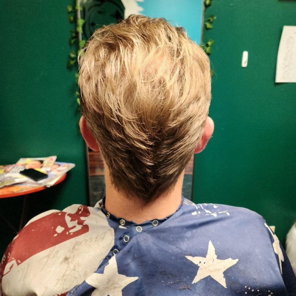 Men at Kara Diaz Hair in Canyon Lake, TX