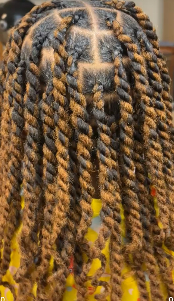 Two Strand Twist With Extentions at Loc’d -N in Fountain, CO