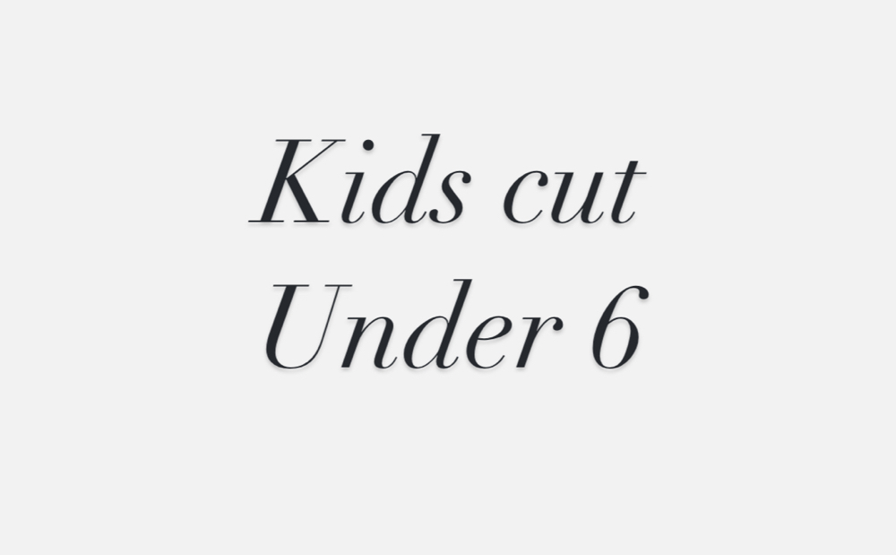Kids Cut 6 Under
