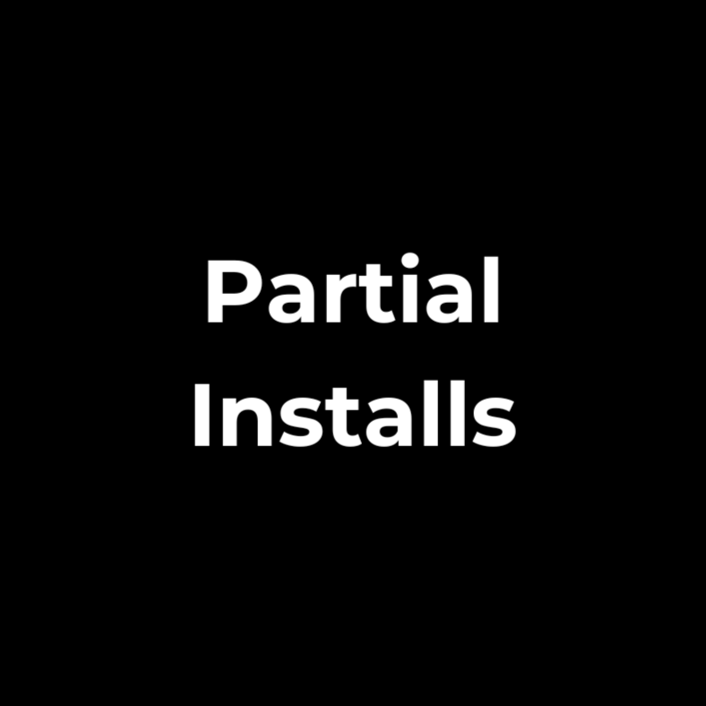 Partial Install at The Mane Suite in Pearland, TX