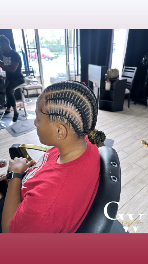 6 Stitch Braids (Hair Provided)