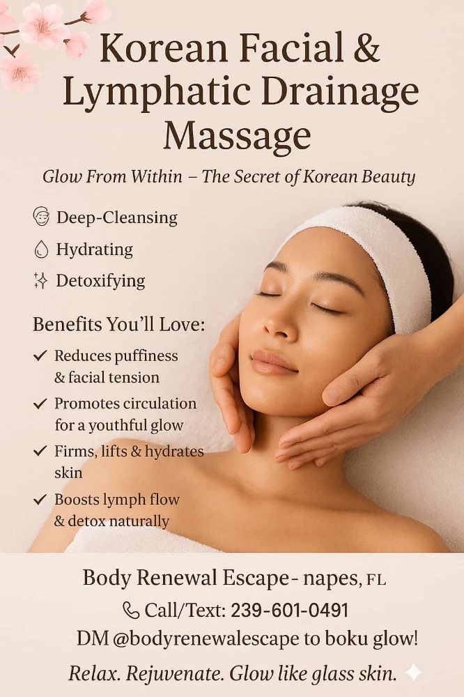 Koren Facial with Lymp Massage