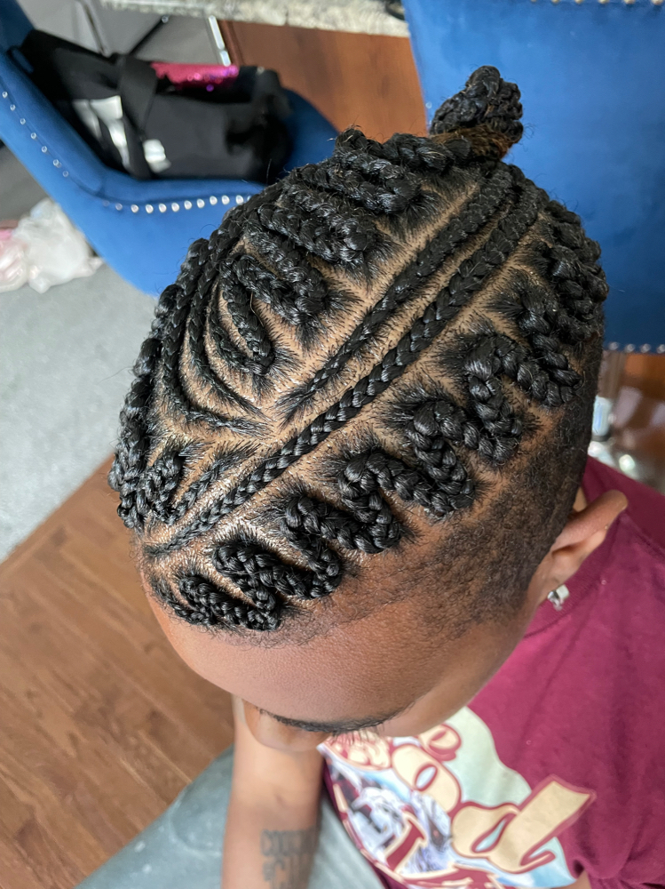 Mens French Braids
