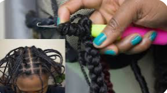 Individual Crochet Loc Retouch 2row