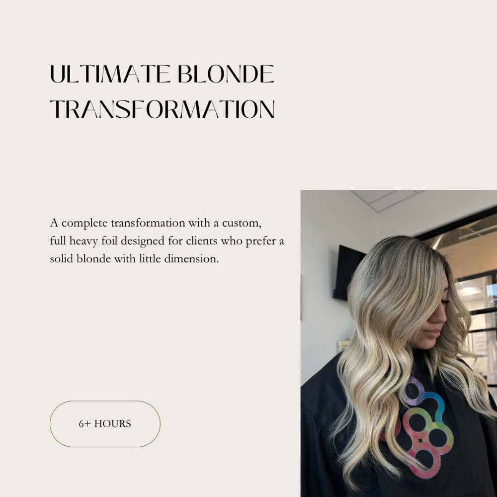 Heavy / Solid Blonding LONG