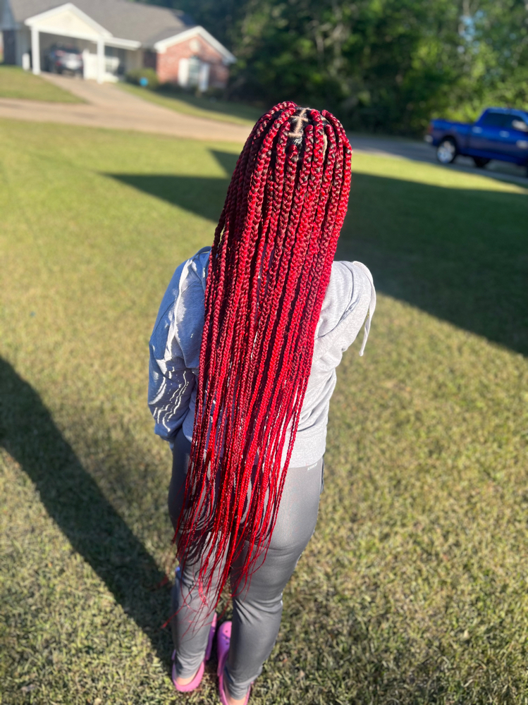 Large Box Braids