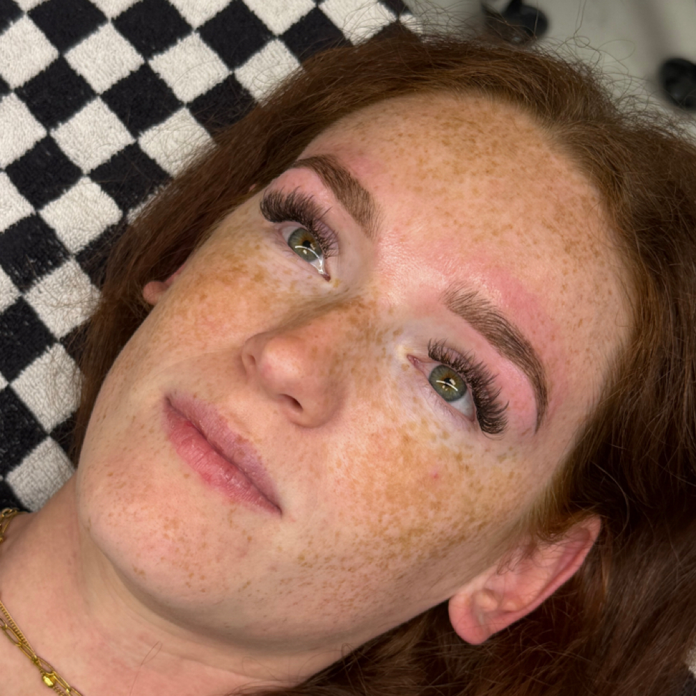 BROW SHAPE, WAX + HYBRID STAIN at Desert Bloom Esthetics in Tulsa, OK