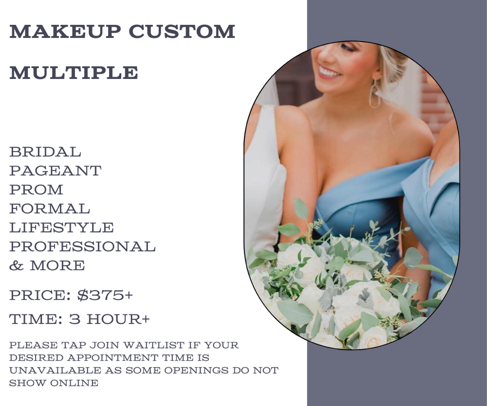 Makeup Custom/Multiple at The Social Salon and Aesthetics in Statesboro, GA