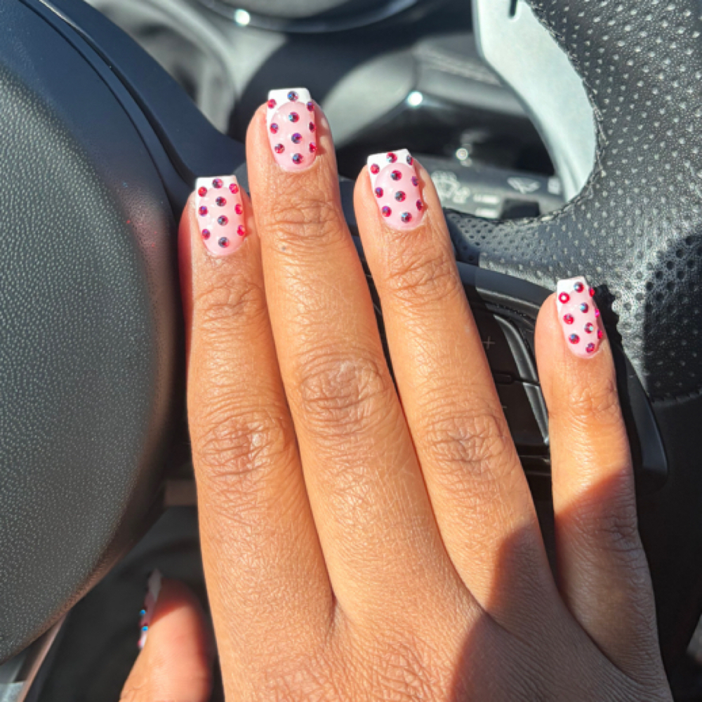 Gel Polish With Extra Designs at Tailored Barber Co. in Roy, UT