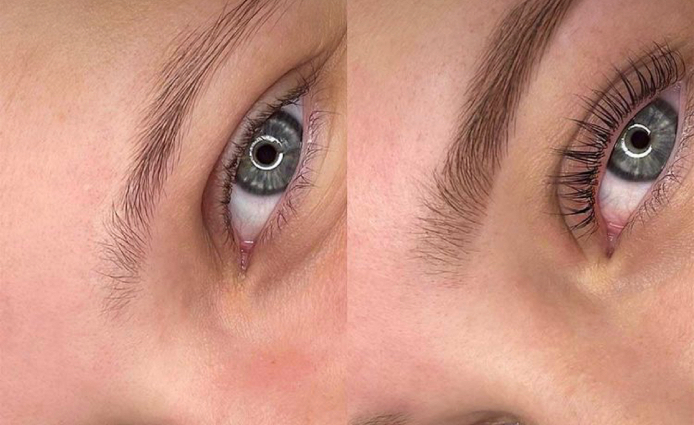 Brow tinting