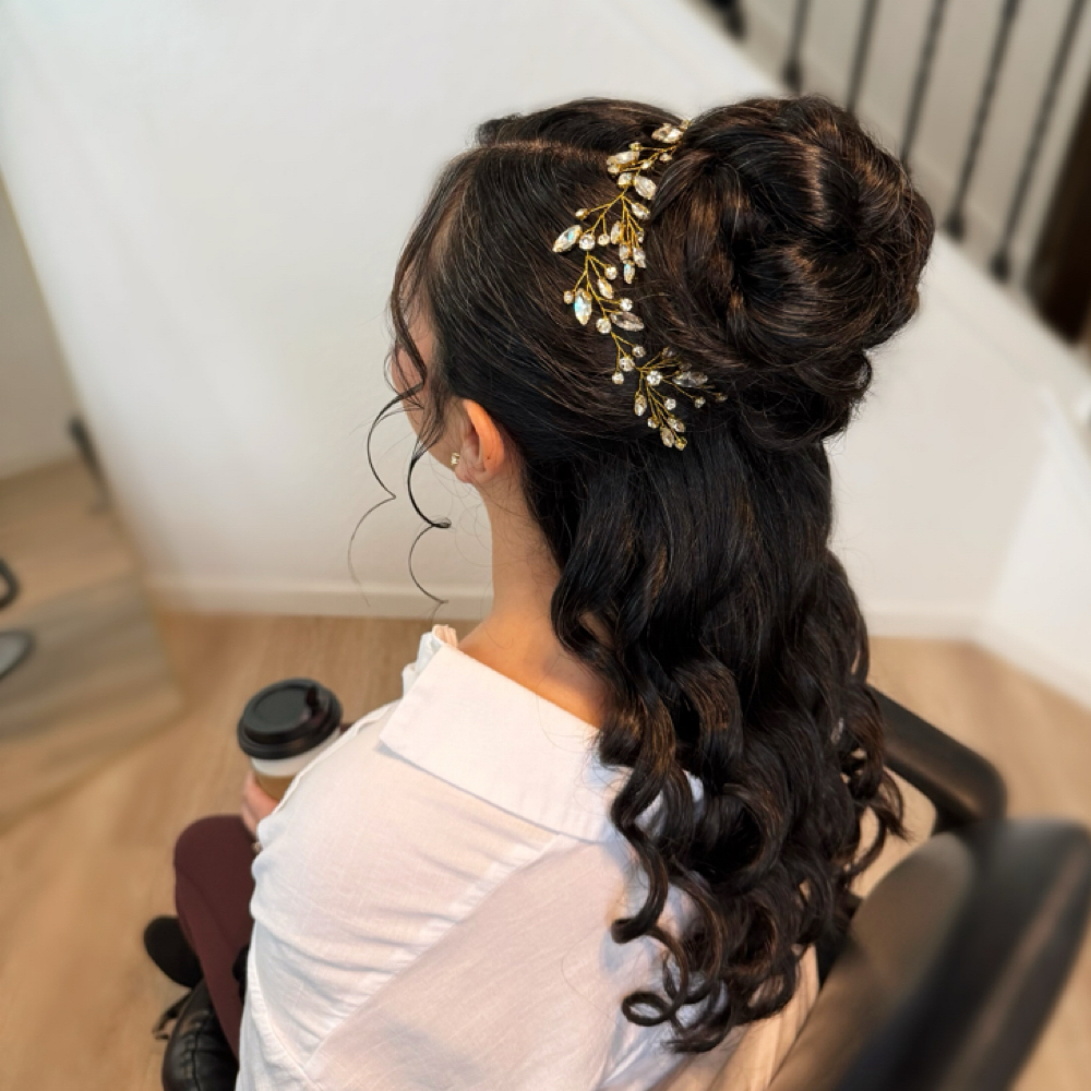 Bridal Hair Styling at Merve Hyde Beauty in San Antonio, TX