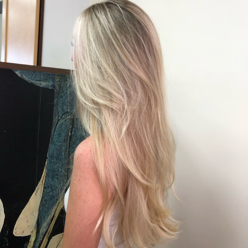 Full highlight at Pacific Beach Hair by Cindy Bradford in San Diego, CA