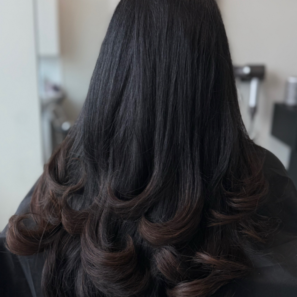 Blowdry + Style at foiled hair studio in Rochester Hills, MI