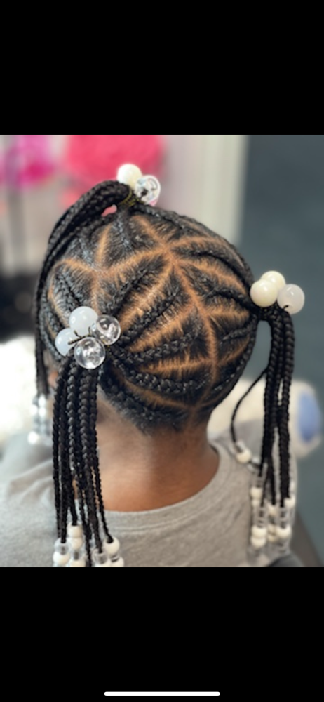 Little Girl Braids (Beads)