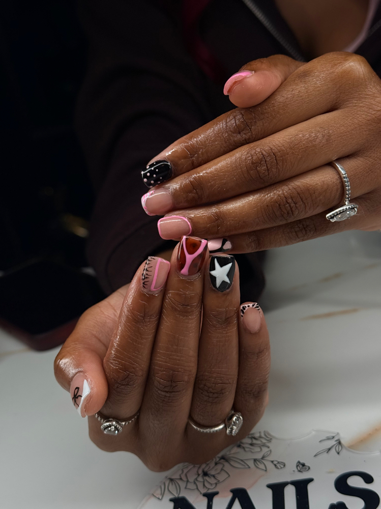 Acrylic Overlay at Lavvish Nails in Oak Park, IL
