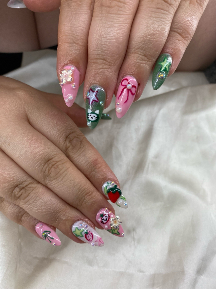 Full Set With Tips / Gel X /