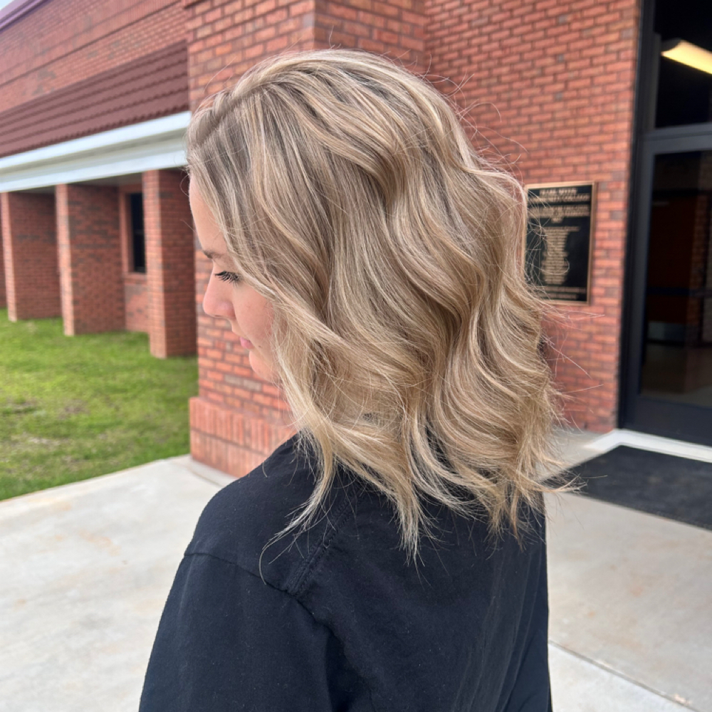 Partial Highlight at You GLOW Girl Ms Beauty Bar and Blowtique in Picayune, MS