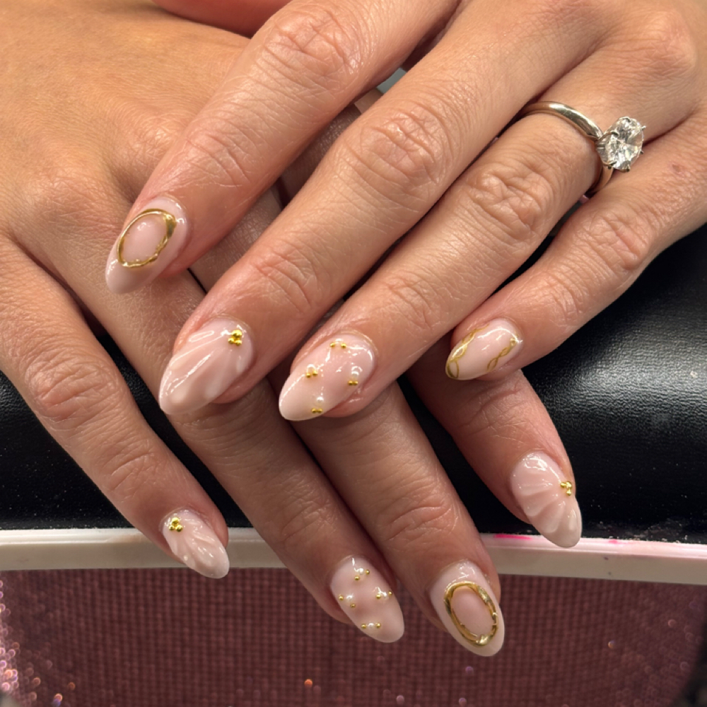 Builder Gel Full Design at Aspasia Salon in Saint Charles, MN