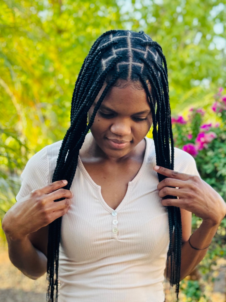 Knotless braids