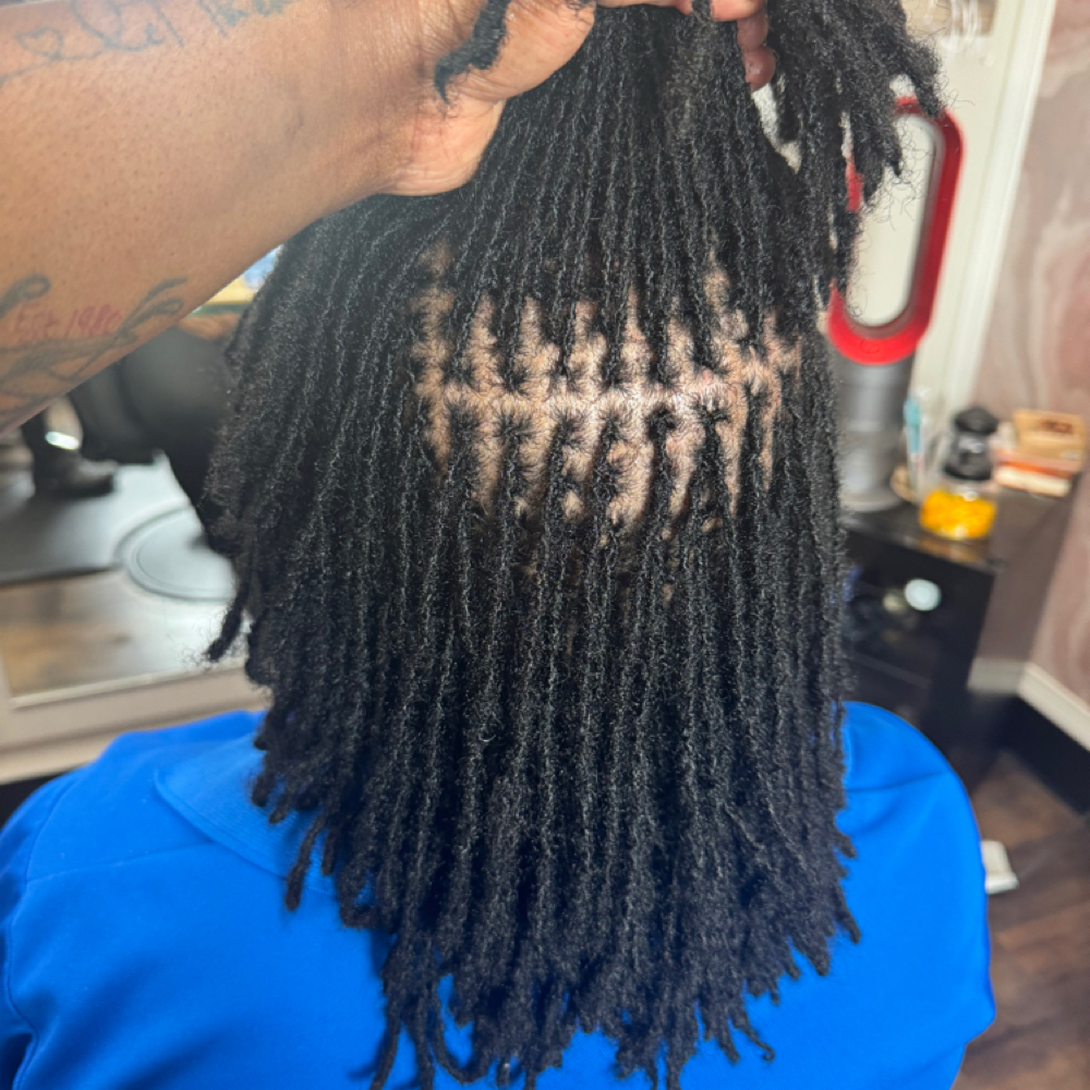 Micro Loc Retie at Salon 1227 in Greenville, SC
