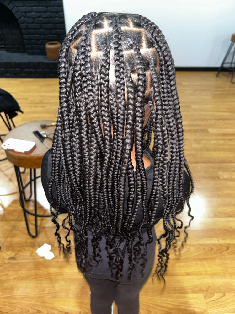 Medium Knotless Braids at Eryka’s Hair Couture in Midlothian, IL