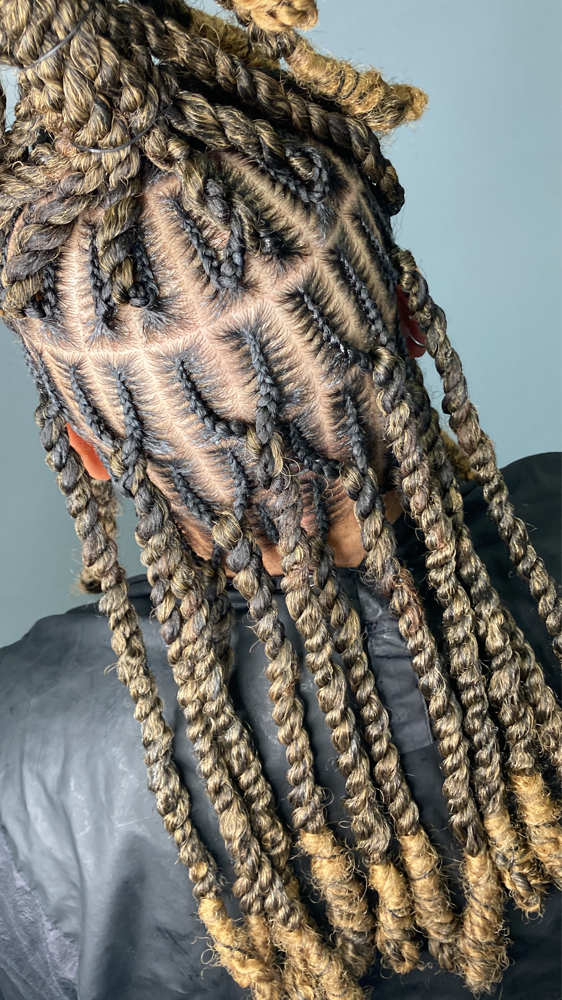 Stitched Invisible Locs