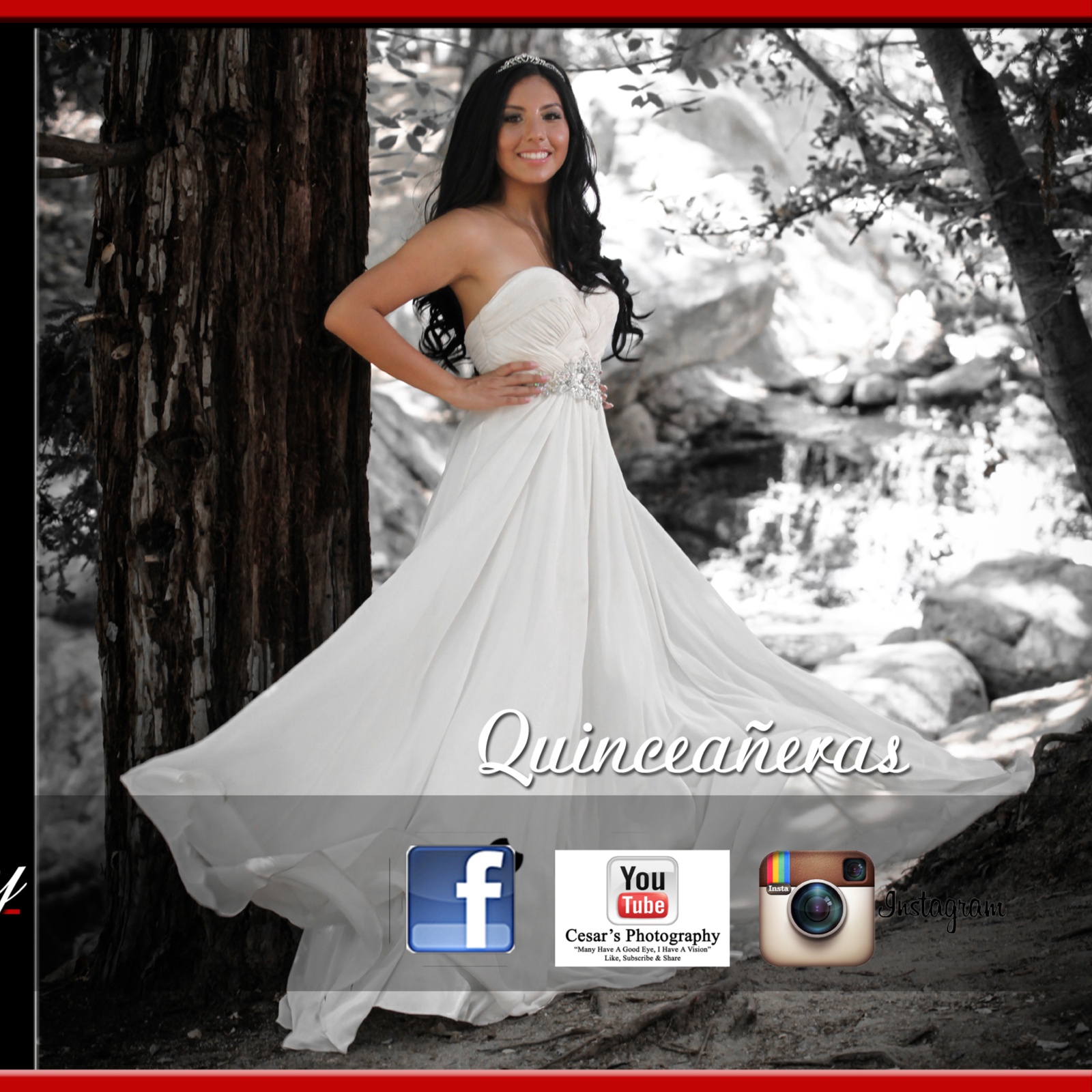Quinceanera in Studio Consultation at Cesar’s Photography in Northridge, CA