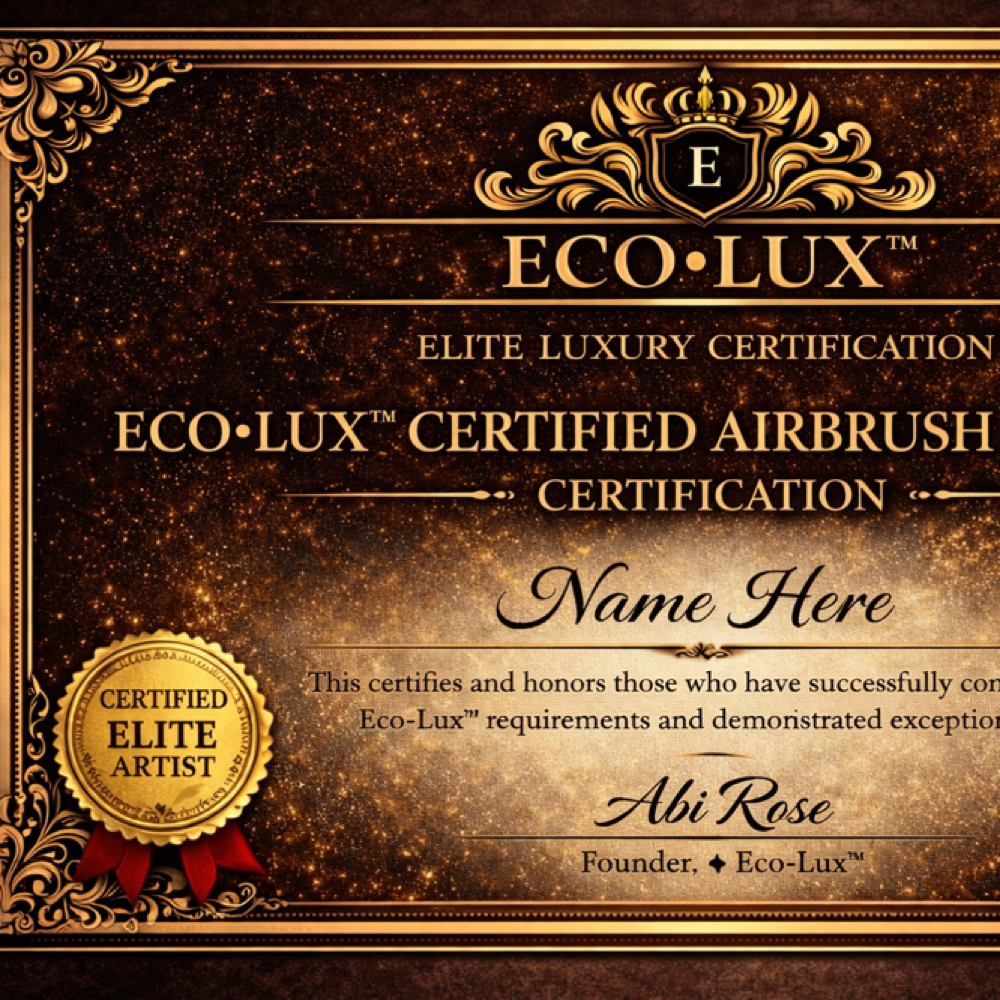 ELITE AIRBRUSH CERTIFICATION at ⚜️ECO•LUX⚜️ in Kahului HI, HI